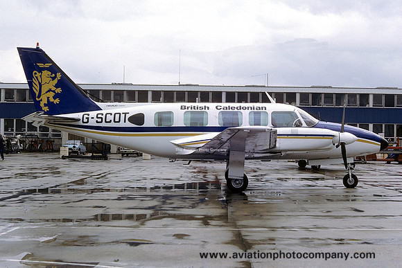 British Caledonian Airways Piper PA-31-350 Navajo Chieftain G-SCOT (1978)