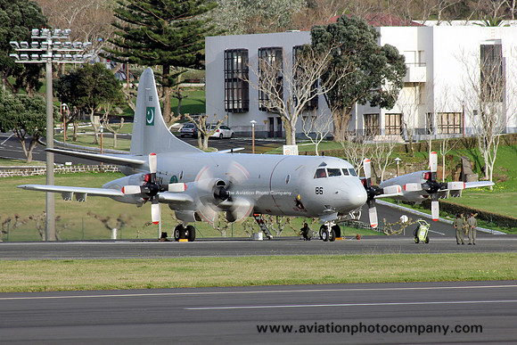 Pakistani Navy Lockheed P-3C Orion 86 at Lajes (2013)