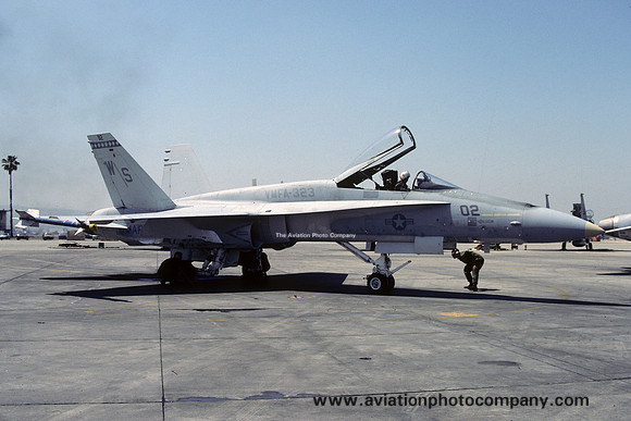 USMC VMFA-323 McDonnell Douglas F/A-18A Hornet 161721/WS-02 (1984)