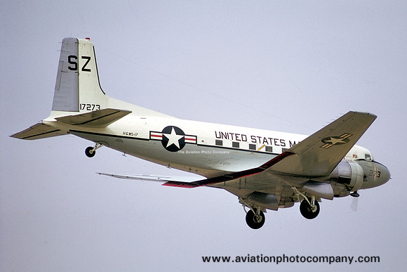 USMC H&MS-17 Douglas C-117D 17273/SZ (1973)