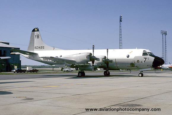 US Navy VP-1 Lockheed P-3B Orion 153425/YB-7 (1973)