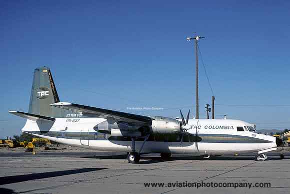 TAC Fokker F-27 HK-1137 (1976)