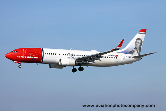 Norwegian Air Shuttle Boeing 737-800 LN-NOE at Manchester (2013)