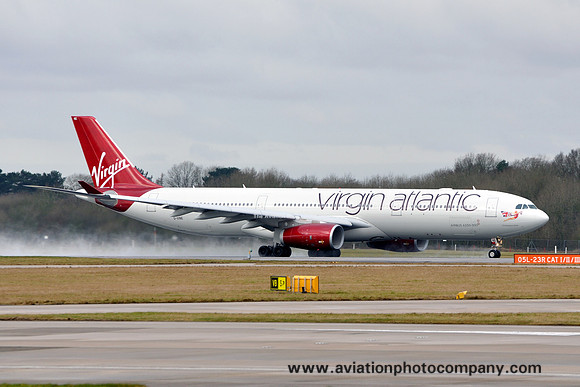 Virgin Atlantic Airbus A330-300 G-VINE at Manchester (2013)