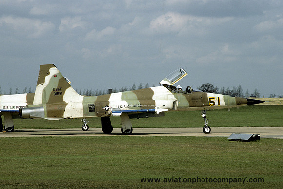 USAF 10 TRW 527 TFTAS Northrop F-5E 74-1551 (1982)