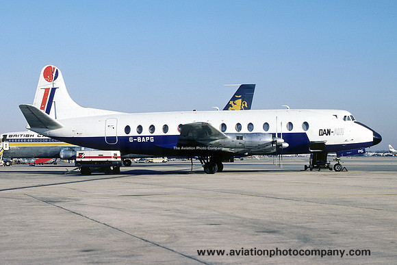 Dan Air/Intra Airways Vickers Viscount 814 G-BAPG (1979)