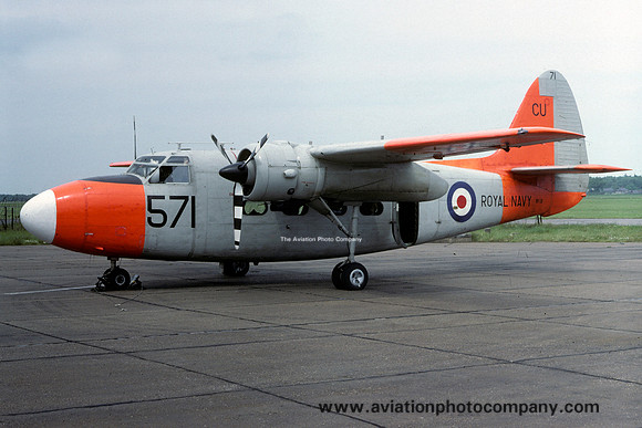 Royal Navy 750 Squadron Hunting Sea Prince T.1 WF131/CU571 (1979)