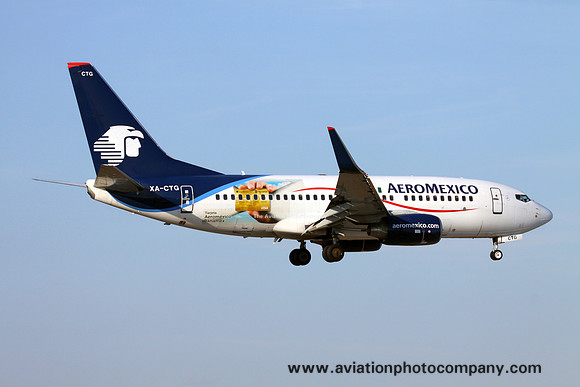 Aeromexico Boeing 737-700 XA-CTG at Miami IAP (2013)