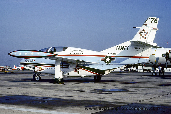 USN VT-26 North American T-2C Buckeye 157057 (1977)