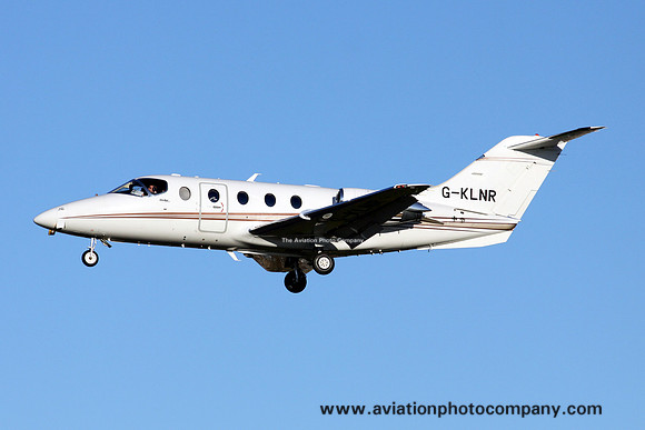 Hawker 400XP G-KLNR at Manchester (2013)