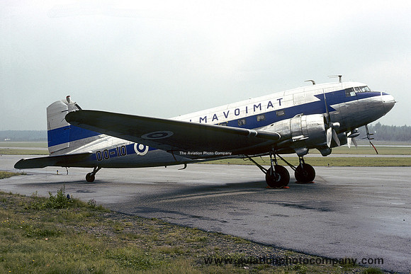 Finnish Air Force KuljLv Douglas C-47 Dakota DO-10 (1977)