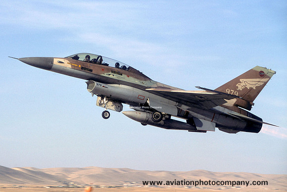 Israeli Air Force 116 Squadron GD F-16B 979 (2012)