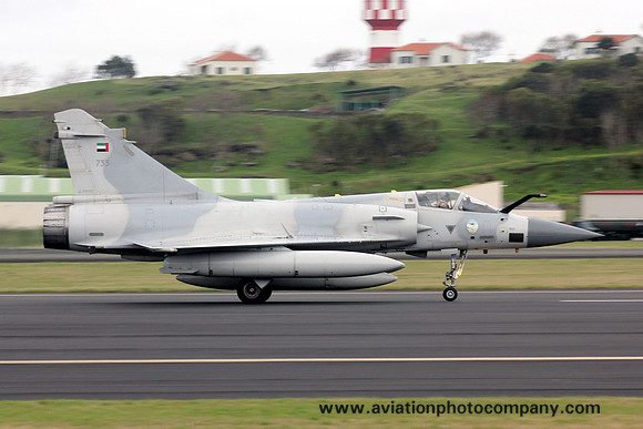 UAE Air Force Dassault Mirage 2000-0 733 at Lajes (2013)