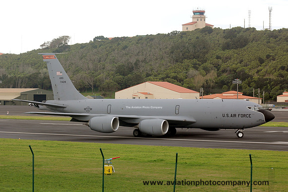 USAF Tennessee ANG 151 ARS Boeing KC-135R 57-1428 at Lajes (2013)