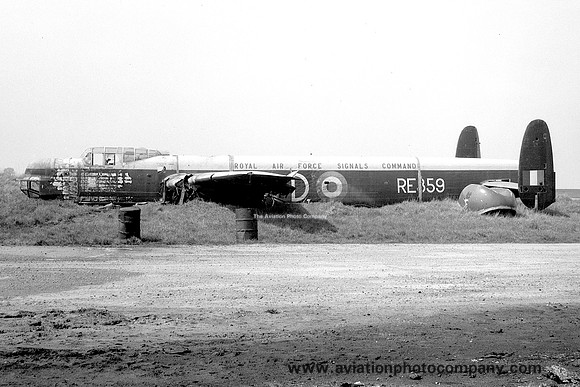 RAF Signals Command Avro Lincoln B.2 RE359 at Stansted