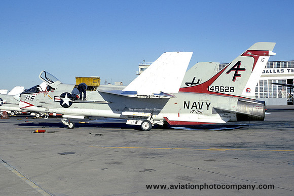 US Navy VF-201 Chance F-8H 148628/AF-115 (1972)