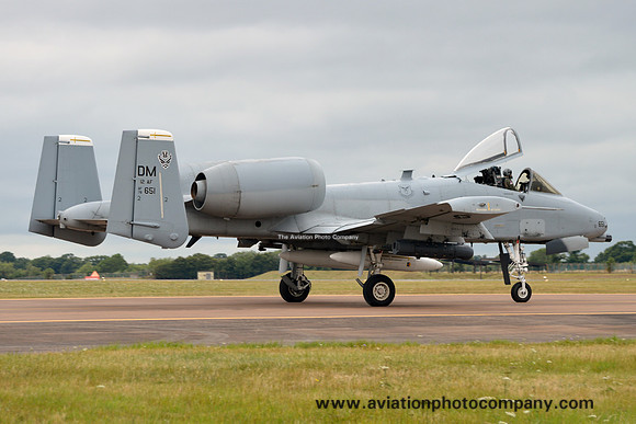 USAF 355 FW Fairchild A-10C 78-0651/DM at RIAT Fairford (2015)