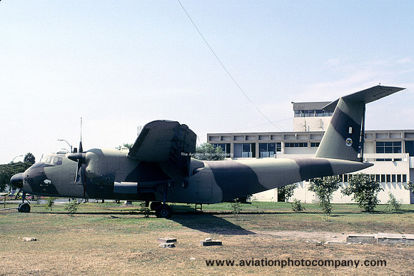 Peruvian Air Force DHC-5 Buffalo 328 displayed in Lima (2005)