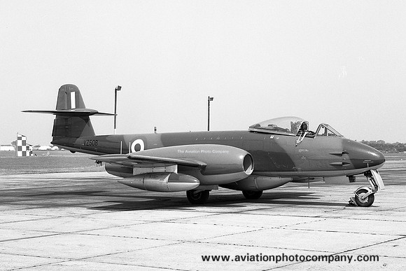 RAF 5/7 CAACU Gloster Meteor F.8 VZ508 at RAF Wattisham (1968)