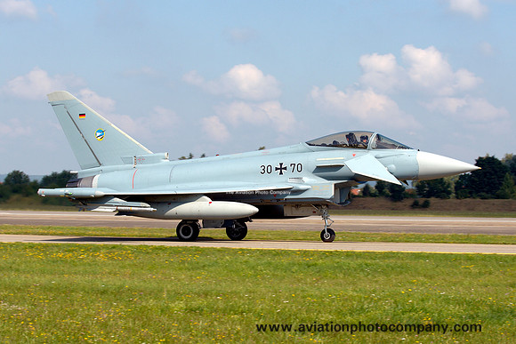 German Air Force JG74 Eurofighter EF-2000 30+70 at the Neuberg Open Day (2013)