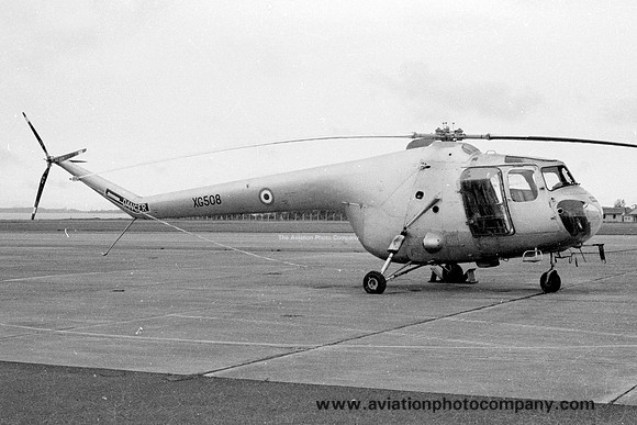 RAF 110 Squadron Bristol Sycamore HR.14 XG508 at RAF Seletar (25.04.1966)