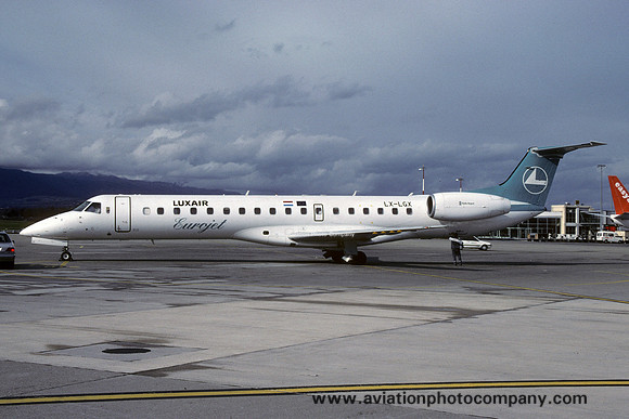 Luxair Eurojet Embraer EMB-145 LX-LGX (2000)