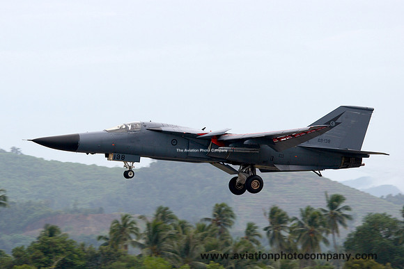 RAAF 6 Squadron GD F-111C A8-138 at LIMA Langkawi (2007)