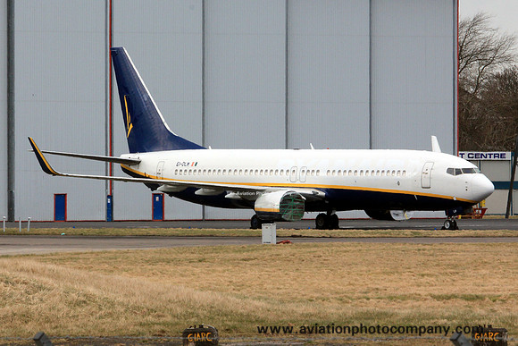Ex Ryanair Boeing 737-800 EI-DLM stored at Prestwick (2013)