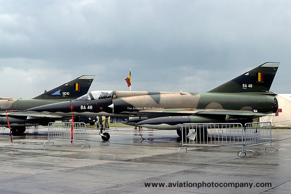 Belgian Air Force Dassault Mirage 5BA BA-46 (1980)
