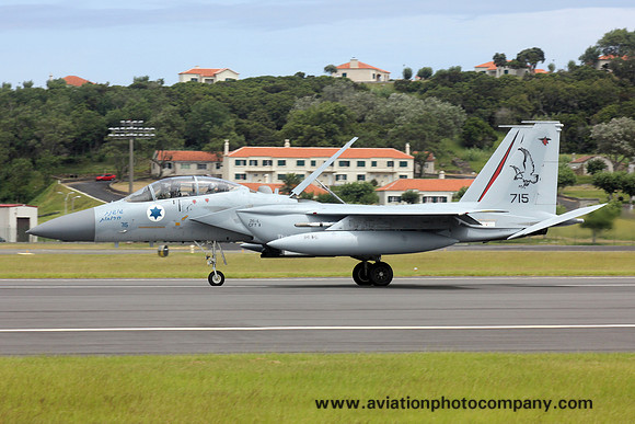 Israeli Air Force 106 Squadron McDonnell Douglas F-15D Eagle 715 at Lajes (2015)