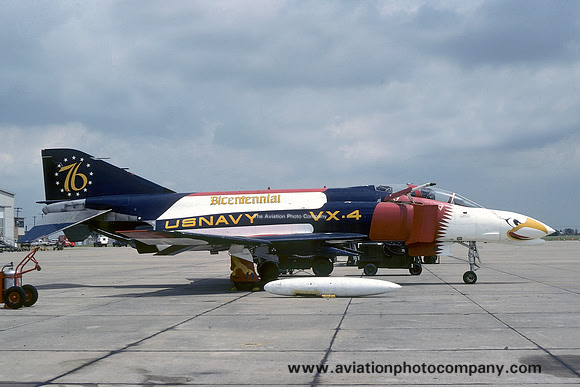 US Navy VX-4 McDonnell F-4J Phantom 153088 (1976)