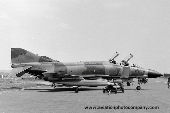 RAF 2 Squadron McDonnell F-4M Phantom FGR.2 XV470/W (1973)