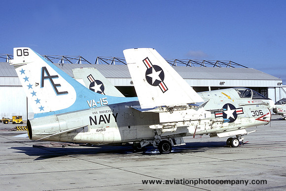 US Navy VA-15 LTV A-7B Corsair II 154513/AE-306 (1973)