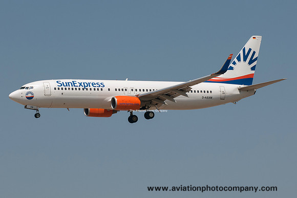 Sun Express Boeing 737-800 D-ASXM at Frankfurt (2015)