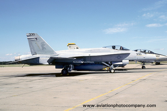 US Navy VFA-106 McDonnell Douglas F/A-18A Hornet 161964/AD-330 (1985)
