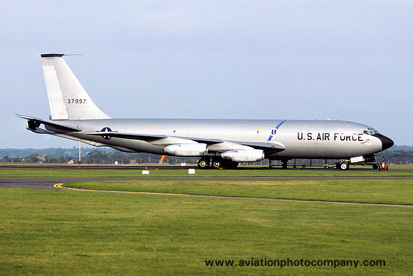 USAF 319 BW Boeing KC-135A Stratotanker 63-7997 at RAF Mildenhall (1979)