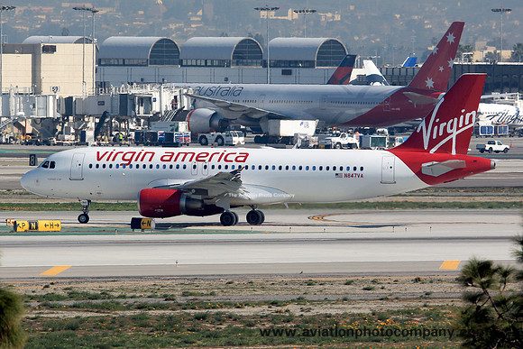 Virgin American Airbus A320-200 N847VA at Los Angeles IAP (2013)