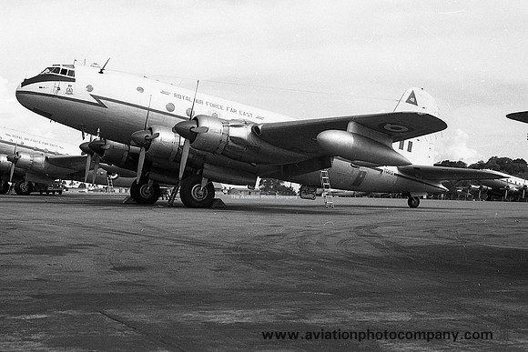 RAF Far East 48 Squadron Handley Page Hastings C.1A TG612 at RAF Changi (1966)