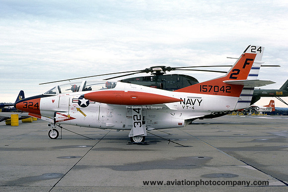 US Navy VT-4 North American T-2C Buckeye 157042/2F-324 (1974)