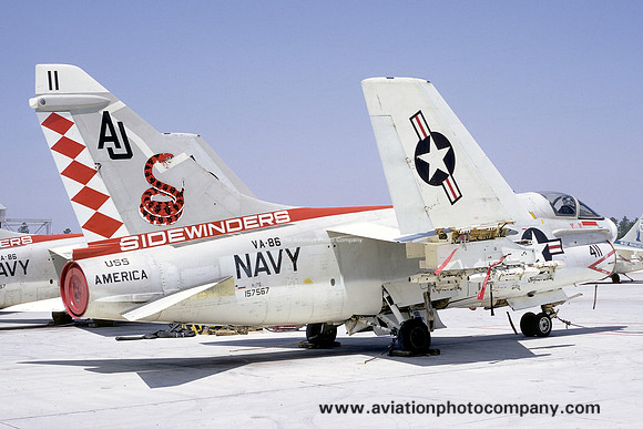 US Navy VA-86 LTV A-7E 157567/AJ-411 (1971)