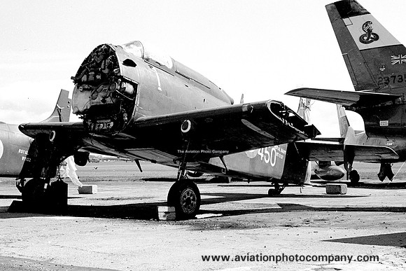 Royal Navy Douglas Skyraider AEW.1 WT097 derelict at Prestwick