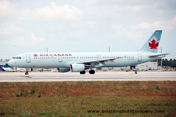 Air Canada Airbus A321-200 C-GJWD at Miami IAP (2008)