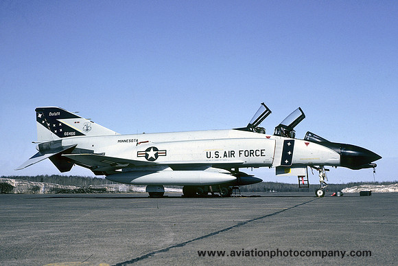 USAF Minnesota ANG 179 FIS McDonnell F-4D Phantom 66-7466 (1984)