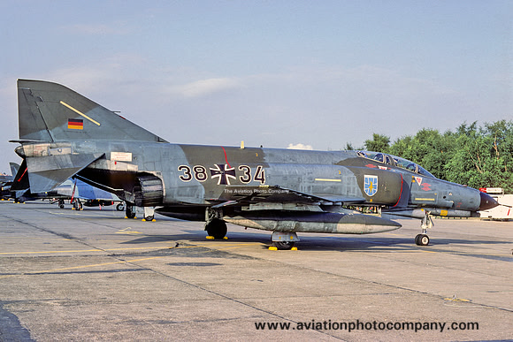 West German Air Force JBG35 McDonnell F-4F Phantom 38+34 (1978)