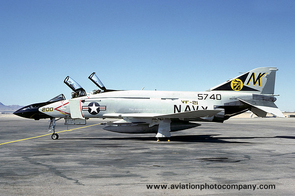 US Navy VF-21 McDonnell F-4J Phantom 155740/NK-200 (1980)