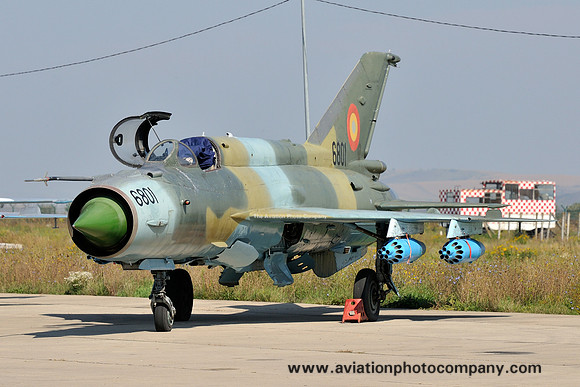 Romanian Air Force Esc 711 Mikoyan MiG-21 LancerA 6801 (2015)