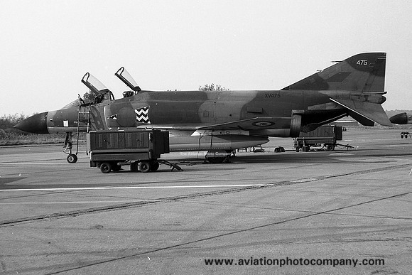 RAF 17 Squadron McDonnell F-4M Phantom FGR.2 XV475 (1972)