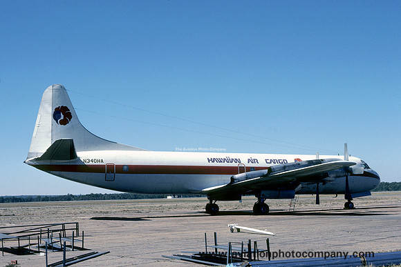 Hawaiian Air Cargo Lockheed Electra N340HA (1978)