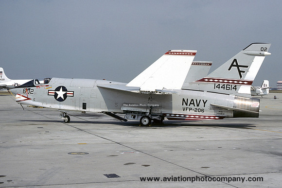 US Navy VFP-206 Chance RF-8G Crusader 144614/AF-602 (1976)