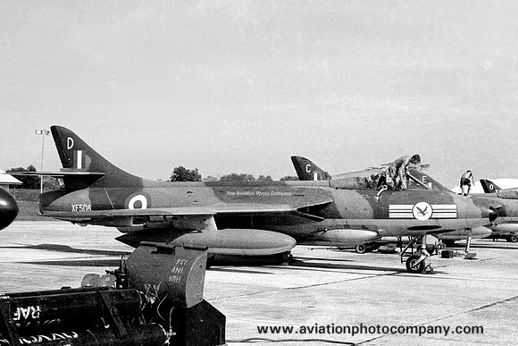 RAF 20 Squadron Hawker Hunter FGA.9 XF508/D (1966)